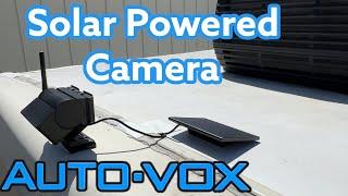 RV Solar Rear View Camera  Auto-Vox Solar 4 Back Up Wireless Camera System Installation and Review