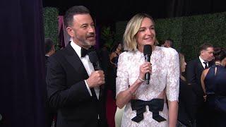 Jimmy Kimmel and Molly McNearney Emmy Awards 2024 Red Carpet Interview - Emmy Awards