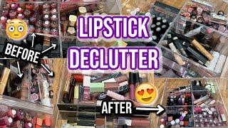 HUGE LIPSTICK DECLUTTER