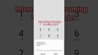 How to Activate International Roaming service  #shorts #internationalsim #jazzroamingsim #trending