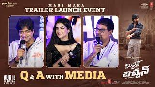 Mr Bachchan Team Interaction With Media And Fans @ Mr Bachchan Trailer Launch Event Live