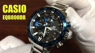 Unboxing Casio Edifice EQB-800DB  Bluetooth Steel Watch EQB800DB-1A