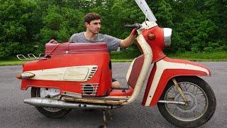 Extremely Rare 1965 Scooter With 20 Original Miles Sitting 40+ Years
