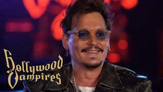 Hollywood Vampires talk about Rise - Johnny Depp Alice Cooper & Joe Perry