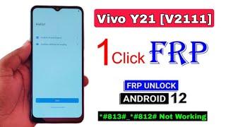 VIVO Y21 FRP BYPASS ANDROID 12  Vivo Y21 Google Account Remove Without Pc 100% Ok  July 2022