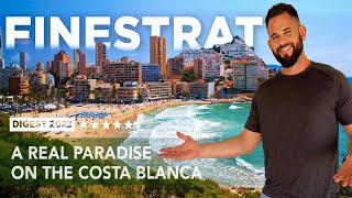 FINESTRAT Spain. Cala de Finestrat Benidorm. Cities of Spain 2024  4K