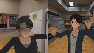 Eren Gets Fired AOT VR  Cooking with Eren