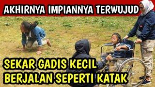 GADIS KECIL BERJALAN MIRIP KATAK‼ Akhirnya Impiannya Terwujud.