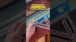 Whats my Roof Pitch?? ⏄
