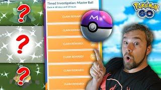 How to complete the Master Ball Timed Research FAST Be careful of THIS Pokémon GO