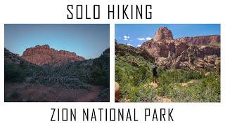 Solo Hiking 15 Miles In Zion National Park  Lumix G9 Landscape Photography