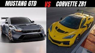 2025 Chevrolet Corvette ZR1 vs. 2025 Ford Mustang GTD The Ultimate American Supercar Showdown