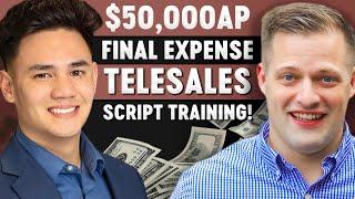 $50000APMonth Telesales Agent Shares His ENTIRE Script