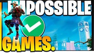 When Epic Gives You *IMPOSSIBLE GAMES* Fortnite Zero Build Reload