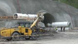 Construcción del túnel minero en Súria