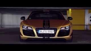 AUDI R8 Gold Chrome Matt with Capristo Exhaust System