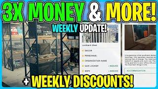 GTA Online WEEKLY UPDATE 3X Money & More