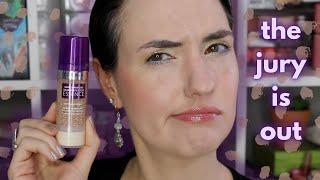 NEW Cover Girl Simply Ageless Skin Perfector Essence Foundation DRY SKIN Wear Test