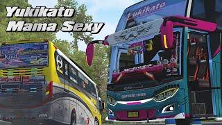 Mama Sexy Yukikato. Livery Nafit Trans Garuda Mas XHD Rombak JB3 Setra. Bussid