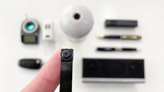 7 Crazy TINY Hidden Spy Cameras 