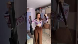 образ с кардиганом из бабушкиных квадратов  #crochet