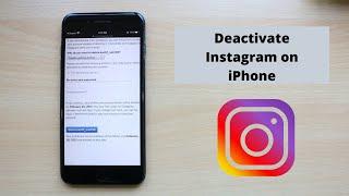 How to Deactivate Instagram Account in iPhone Quick & Simple