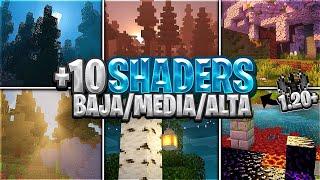 Top 10 MEJORES SHADERS Para MINECRAFT 1.20+ BedrockPE SHADERS PARA MINECRAFT BEDROCK 1.20.80+