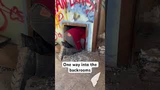 #backrooms one way into the backrooms