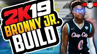 NBA 2K19 BRONNY JAMES JR. ARCHETYPE FOR MYCAREER - DEADLIEST POINT GUARD BUILD IN THE GAME