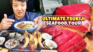 LEGENDARY Tsukiji Market SEAFOOD TOUR Inside Look