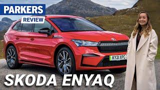 Skoda Enyaq In-Depth Review  Why it’s our 2022 Parkers Car of the Year 4K