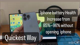 Apple Iphone Battery Heath Increase from 85%-96% without opening iphone XXS1112131415 pro max