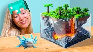 I Built a $10000 Minecraft Ecosystem for my Axolotl