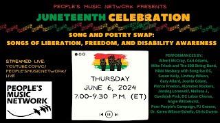 Juneteenth Celebration Songs of Liberation Freedom and Disability Awareness