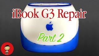 Apple iBook G3 Clamshell Supercapacitor & SSD Install - Retro Computer Repair