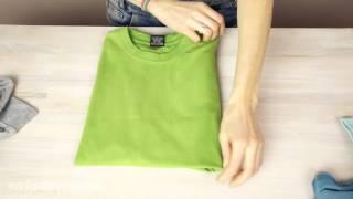 How to fold a T-shirt like a Pro - 3 ways