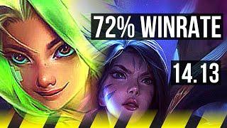 ZERI & Janna vs KAISA & Karma ADC  72% winrate 1625 Legendary  TR Challenger  14.13