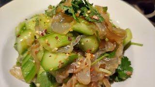 Cucumber Jellyfish Salad 海蛰拌黄瓜