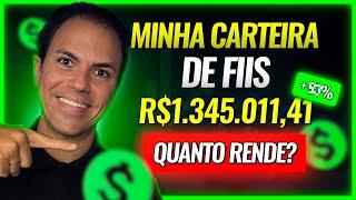 MINHA CARTEIRA DE FUNDOS IMOBILIÁRIOS  QUANTO RENDE DE DIVIDENDOS POR MÊS?