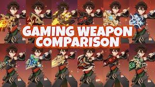 Gaming 4 & 5 Star Weapon Damage Comparison   Genshin Impact