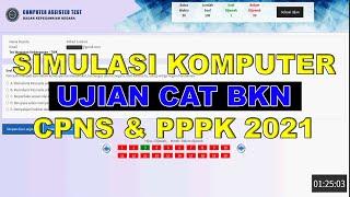 Simulasi Komputer CAT BKN untuk CPNS dan PPPK 2024