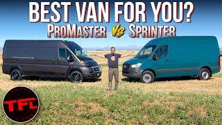 Van Showdown 2022 Ram ProMaster vs. 2022 Mercedes Sprinter Van Which Reigns Supreme?