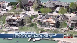 Last day to apply for FEMA assistance in Douglas Washington Counties