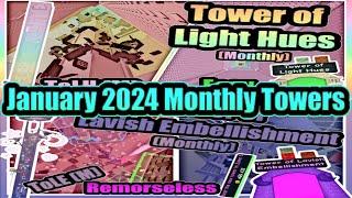 JToH ️January 2024 Monthly Towers Jukes Towers of Hell