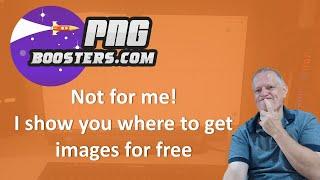 PNG Boosters review.  I show you where to get images for free
