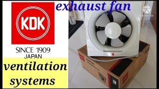 KDK ventilation systems  window glass exhaust fan  how repair exhaust fan  kdk exhaust fan