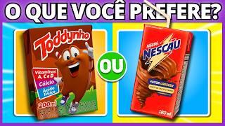  O QUE VOCÊ PREFERE? Comidas Salgadas e Doces   jogo das escolhas  #quiz #buuquiz