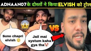 Adnaan shaikh friend faiz baloch reply to elvish yadav team 07 reply to elvish yadav