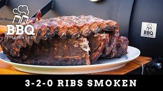 3-2-0 Ribs Rezept & Anleitung zum Smoken BBQ Steelsmoker