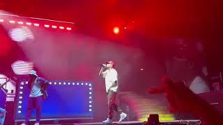 Chris Brown performing “New Flame” in Brussels Belgium #UnderTheInfluenceTour .